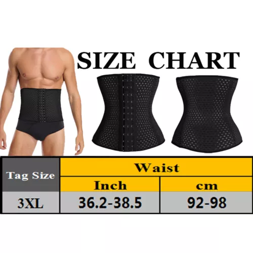 Fasce Dimagranti Fascia Di Esercizio Addome Uomo Waist TrainerS - Foto 21 di 21