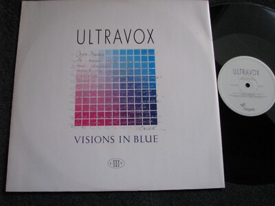 Ultravox-Visions in Blue-12 inch Maxi LP-1982 UK-Chrysalis Records-CHS 12 2676