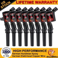 8 Pack Ignition Coils For Ford 4.6L 5.4L F150 F-250 F-550 Lincoln V8 DG508 FD503