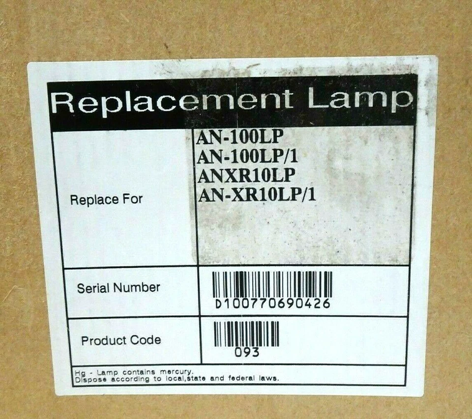 NEW SHARP REPLACEMENT LAMP FOR AN-100LP - Image 4 of 4