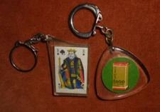 Keychain LOT 2 MYRAN GOGANIAN SPICES PEPPER SAFFRON VANILLA LAUREL GARDANNE