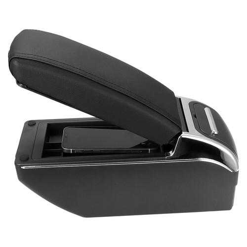 For Ford Fiesta 2011-2017 Dual Layer Armrest Car Central Storage Box Comfort UK - Picture 12 of 12