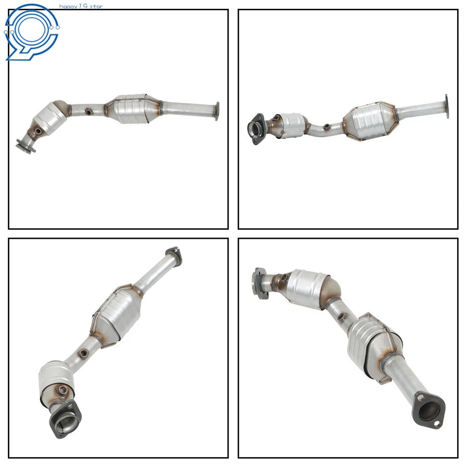 Pair Catalytic Converter For Ford Crown Victoria Mercury Grand Marquis 1996-2002 Foto 2 de 4