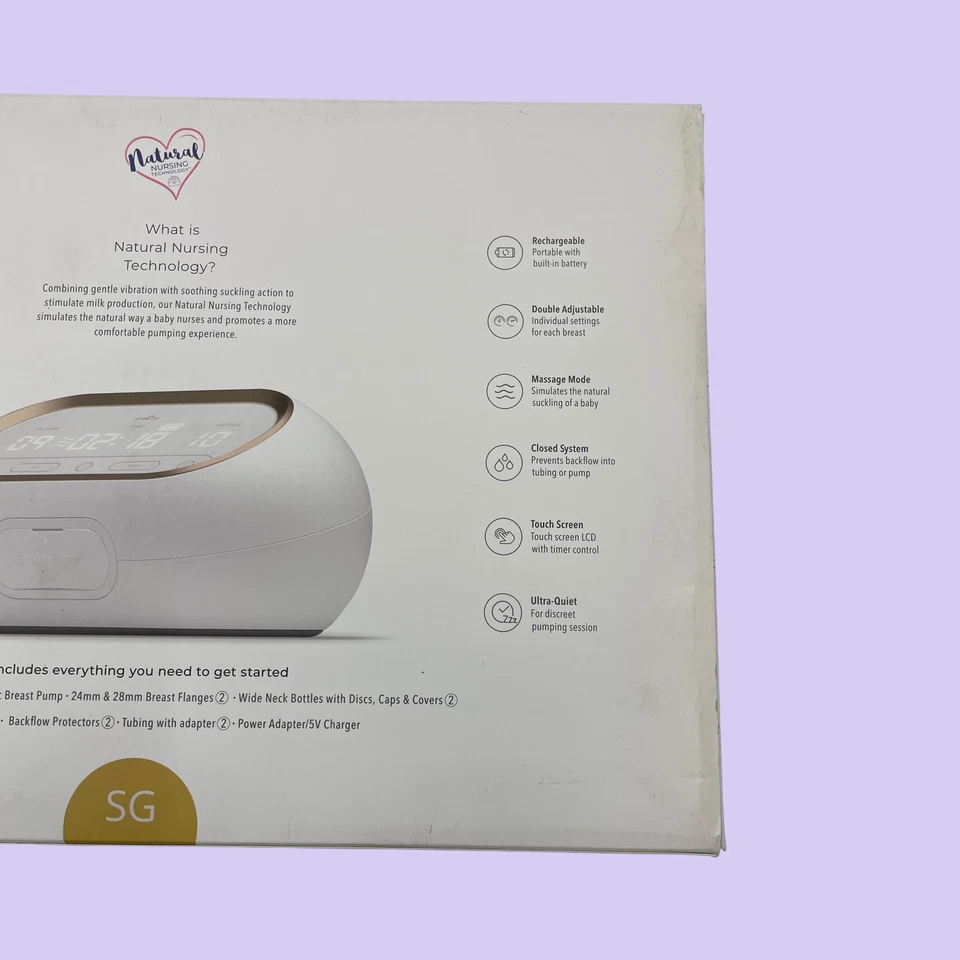 Bomba de mama portátil Spectra On-The-Go Plus SG #N4627 (TC) - Imagem 4 de 4