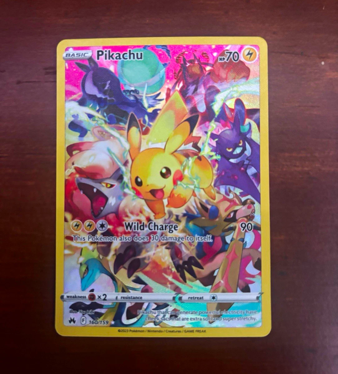 Pikachu Pokémon TCG Secret Rare Individual Collectible Card Game