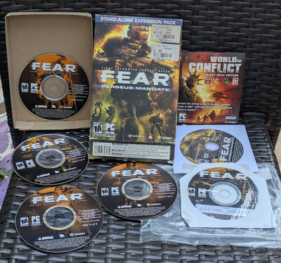 FEAR F.E.A.R.: Perseus Mandate - PC Action Horror Expansion Pack CIB Authentic