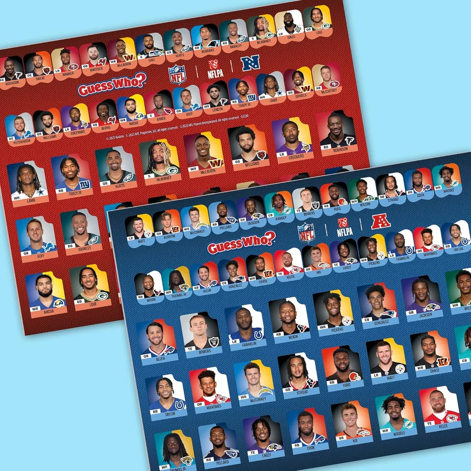 Guess Who? NFL Edition Board Game | Officially Licensed NFL Game for Kids and Fa - Image 4 of 4