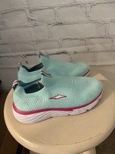 Avia Green/Pink/White MEMORY FOAM Athletic Shoes Child Size US 2