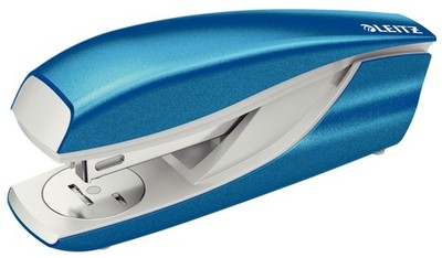 LEITZ Heftgerät NeXXt WOW 5502, blau-metallic, im Karton