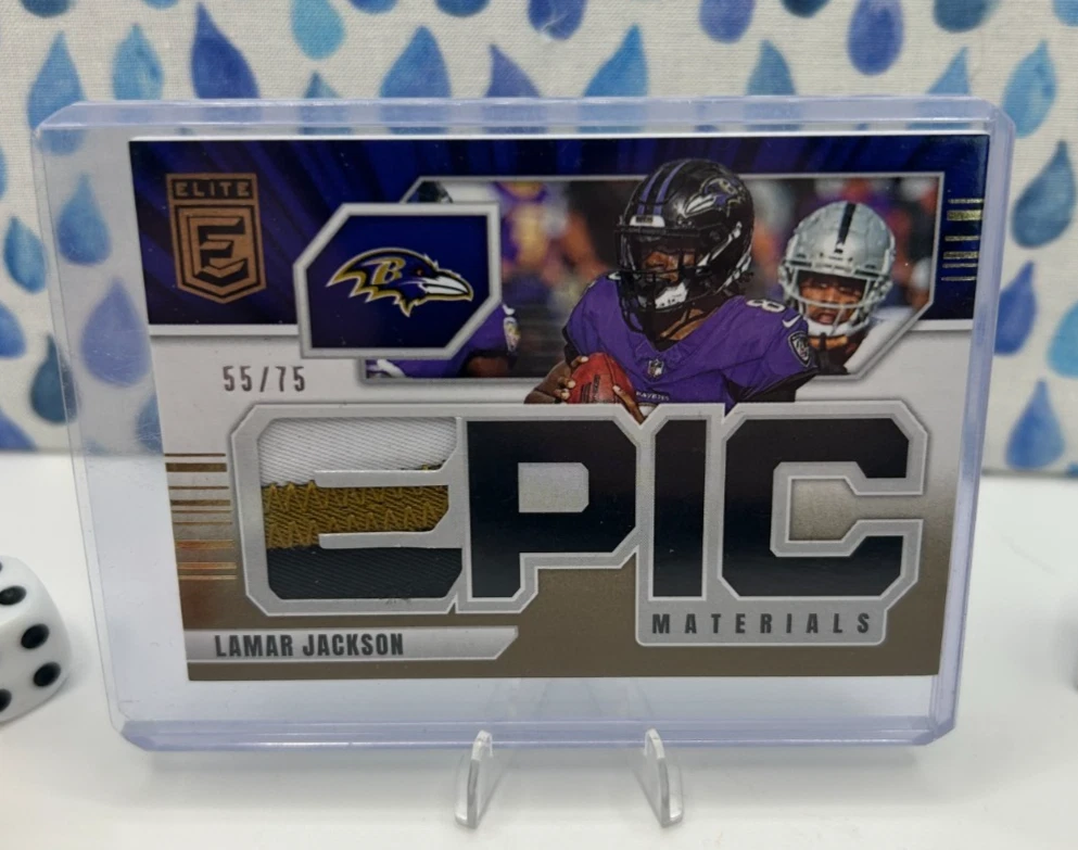 Lamar Jackson Football Serial Numbered Sports Trading Cards