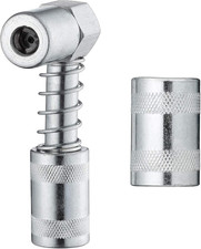 90 Degree Grease Coupler Snaps on to Grease Fittings in Tight Spaces