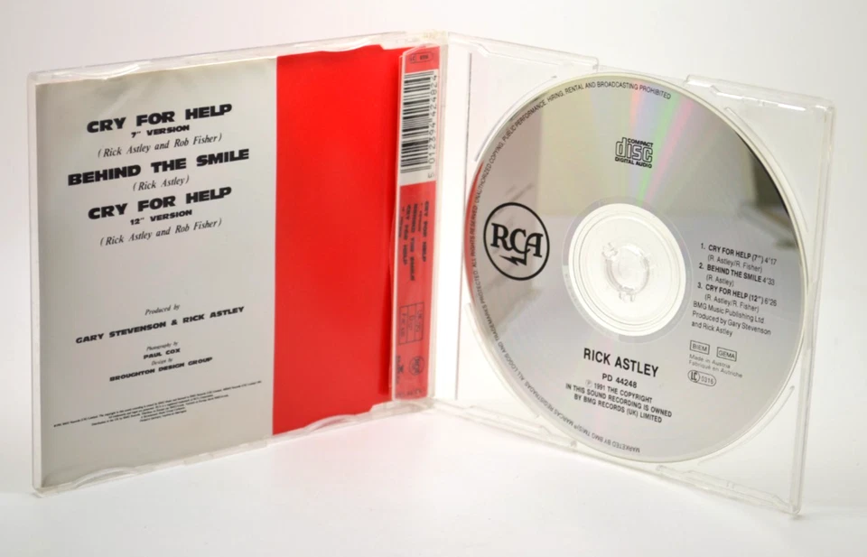 Rick Astley - Cry For Help (Single CD 1991) - Bild 2 von 2