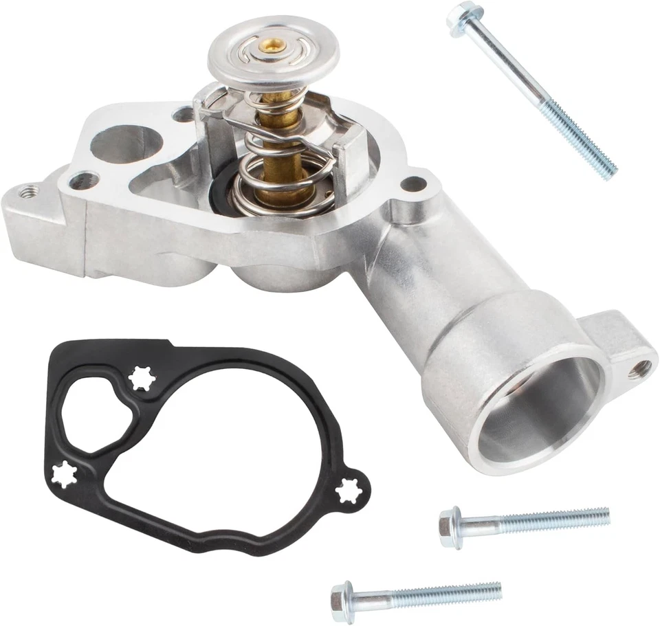 Engine Coolant Thermostat Housing Assembly For Buick LaCrosse Allure Suzuki XL-7 Foto 2 de 4