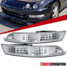 Fit 1994-1997 Acura Integra Front Bumper Lights Parking Signal Lamps Left+Right