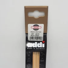 Skacel Addi Double Point Knitting Needles 8 Inch US Size 1 2.5mm