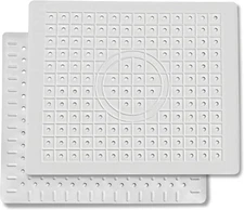WILLKOMMEN Kitchen Sink Mat 12" x 10" Dish Drying Mat Sink Protector Mats for...