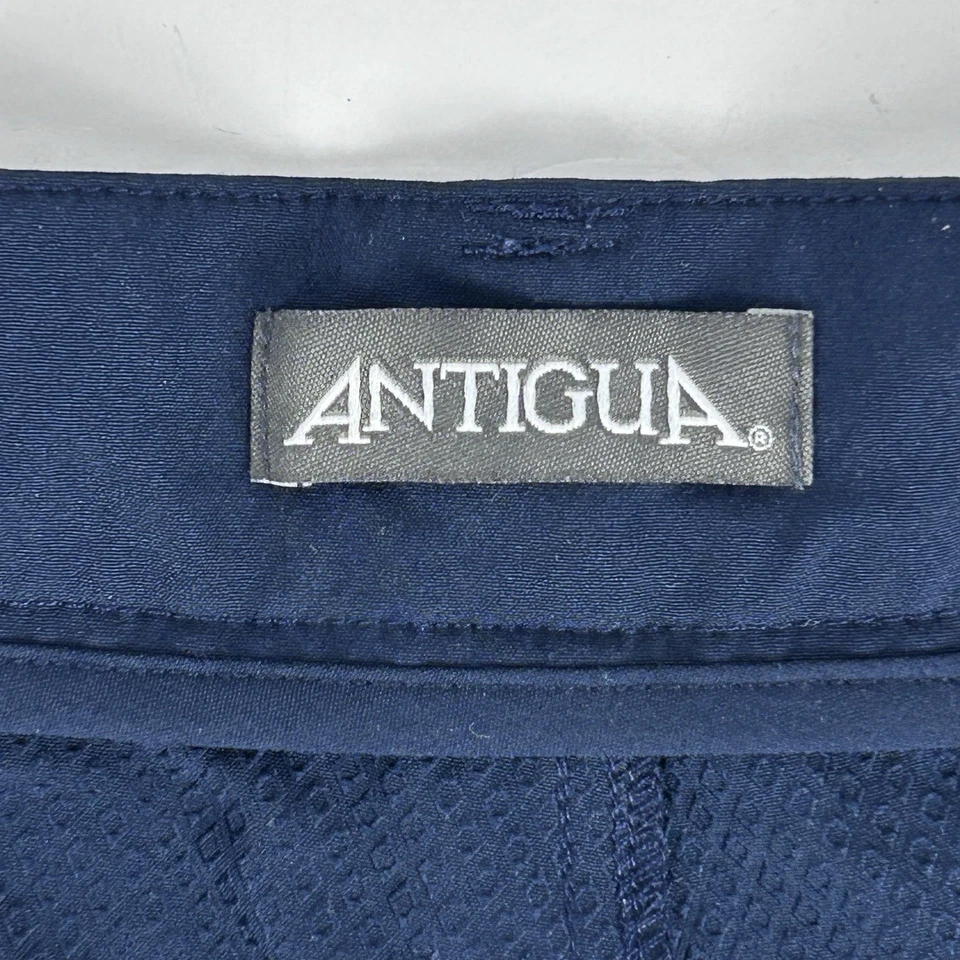 Antigua Men’s Golf Shorts Size 34 Navy Blue Performance Polyester Blend Casual - Image 3 of 4