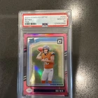2024 Panini Donruss - Rated Rookie Bo Nix #369 Optic Preview Pink Prizm PSA 10🔥