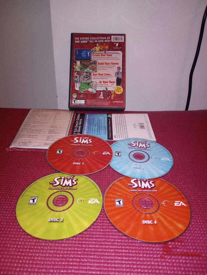 The Sims Complete Collection PC (2005) - All 4 Discs, Good Condition! - Image 2 of 2
