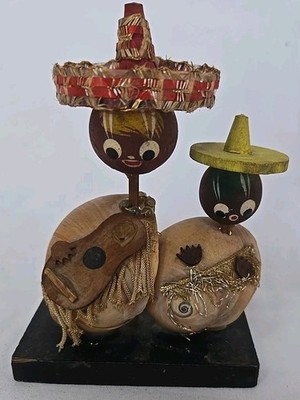 Folk Art Shell Dolls No Makers Mark.  SKU8