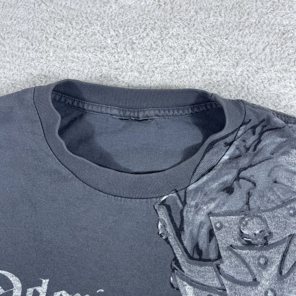 Camisa De Colección WWE Triple H Para Hombres 2XL Gris 2008 Oderint Dum Metuant Lucha Libre Y2K Foto 3 de 4