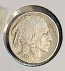 1937-S Buffalo Nickel  5c San Francisco Mint USA Collector Coin