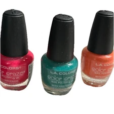 limelight by alcone LA Colors Fingernail Polish Atomic Lighting Electra 3 Colors