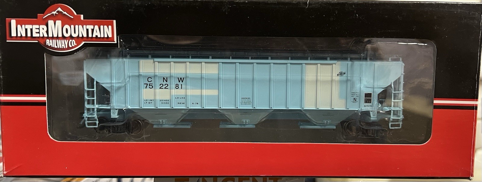 Oct4750 Intermountain HO 4750 Covered Hopper. Ex Rock Patch Out To CNW. | eBay
