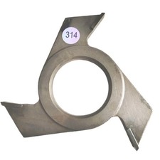 Shaper 3-Wing Cutter Molder 1/4 Height, 3/4 Radius, 3-1/4" Dia, 1-1/4 Bore