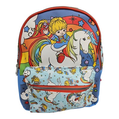 Rainbow Brite Mini Backpack Purse Mini Bag Zipper 11'' x 9'' NEW Retro Design 80s 