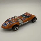 Vintage 1968 Hot Wheels Redlines Flying Colors TwinMill Orange Aztec - Hong Kong