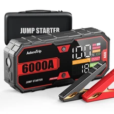 Car Jump Starter Booster Jumper Box Power Bank Battery Charger Portable 6000A