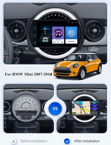 2+64G CARPLAY PARA BMW MINI COOPER R56 2007-2014 RADIO ESTÉREO COCHE ANDROID 15+CÁMARA - Imagen 5 de 19