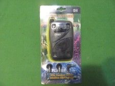Vintage 1999 COBY portable AM/FM CX-6 radio with Ear Buds - New  Sealed