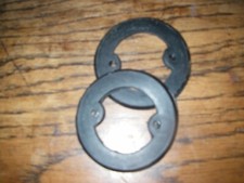 AJS Model 16 14 Model 18 8 Tank Badge rubber backing mounts