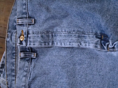 Wrangler Rugged Wear Relaxed Fit Light Wash Blue Denim Jeans 50 X 30 100% Cotton - Picture 4 of 8