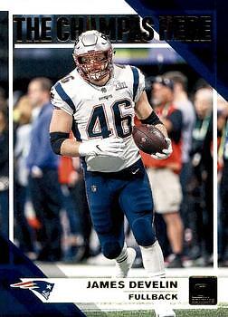 James Develin 2019 Donruss - The Champ is Here #CH-15 - New England Patriots