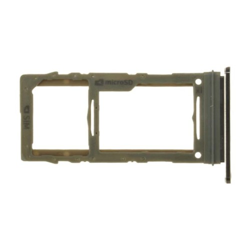 SIM Micro SD Card Tray for Samsung Galaxy Note 10 Lite Dark Gray Replacement - 第 1/2 張圖片