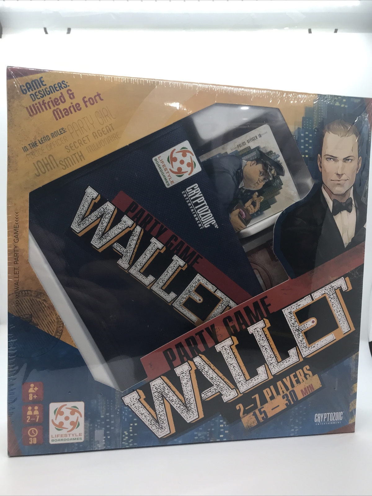 Engage in fun with Cryptozoic's Wallet Party Game, brand new and factory-sealed for endless entertainment-image