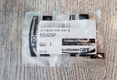 Fisher & Paykel 528625P Dishwasher Flap Valve Genuine OEM Models DS602 ...