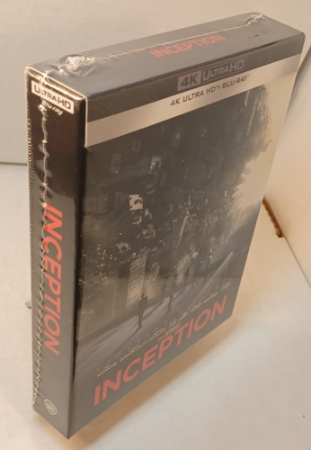 Inception 4K Steelbook (EURO IMPORT)-NEW (Sealed) Box Shipping with Tracking - Picture 3 of 8
