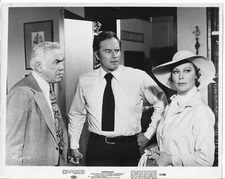 Movie Photo 1974, Lorne Greene, Charlton Heston, Ava Gardner in Earthquake