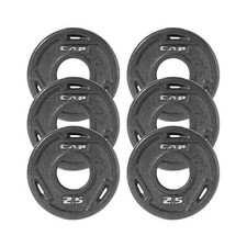 CAP Barbell 2-Inch Olympic Grip Weight Plate Multiple Options
