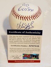 Hector Velazquez Signed Rawlings Official MLB Baseball Inscribed PSA/DNA COA 