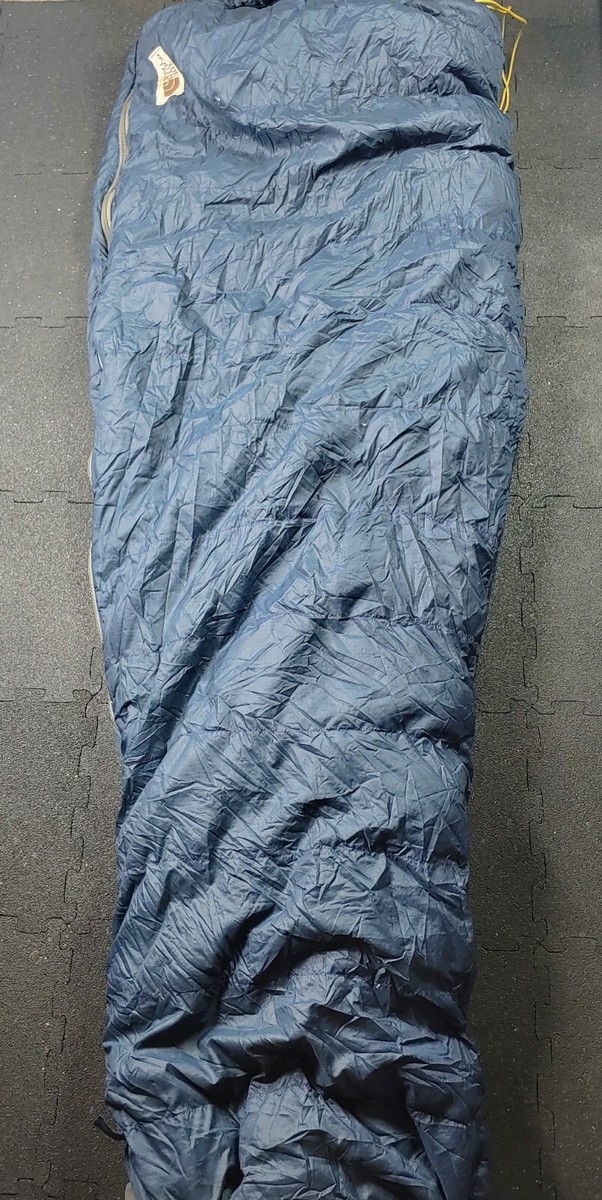 Vintage THE NORTH FACE GOOSE DOWN SLEEPING BAG Navy Blue 80+