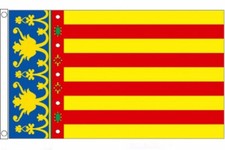 BANDERA VALENCIA 5'x3' Comunidad Valenciana España Regional Española