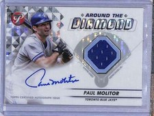 2023 Topps Pristine #ADR-PM Paul Molitor Around The Diamond Autograph Relic Pris