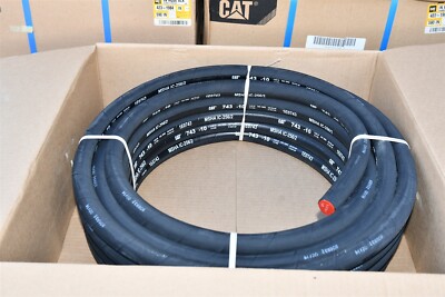 50' Caterpillar 5/8'' Low Pressure Hydraulic Hose Return Line Hose SAE 100 R6 