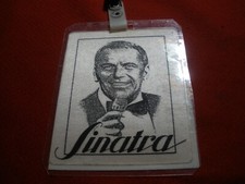 Frank Sinatra 1/24/92  Met Center tour.... Vintage All access Laminate