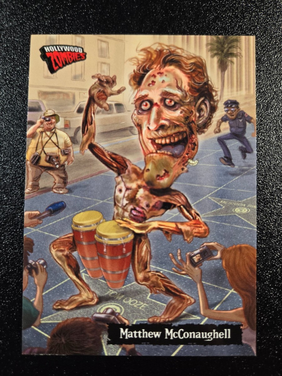 Matthew McConaughey Plays Bongos Walk of Fame Hollywood Zombies